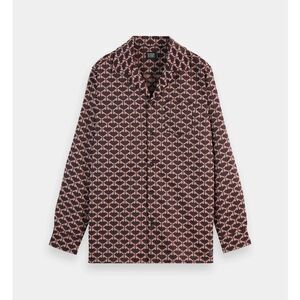 Scotch & Soda NWT Regular-Fit Jacquard Shirt Beige Large